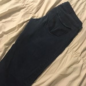 Navy hollister skinny jeans